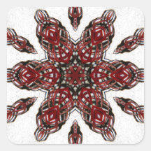 Xmas Snowflake Ribbon Nov 2012 Sticker