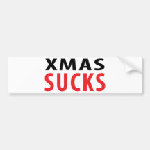 xmas sucks bumper stickers