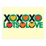 XOXO Lots of Love Post Cards