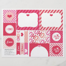 XOXO Valentine's Day Sweet Party Decoration Set 01 Flyer