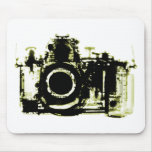 XRAY VISION CAMERA BLACK YELLOW MOUSEMAT