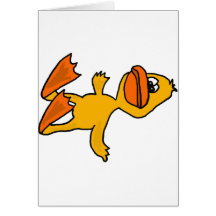 XX- Funny Dead Duck Cartoon Greeting Cards