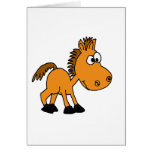 XX- Funny Horse Cartoon Card