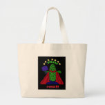 XX- Pickle Power Superhero Pickleball Cartoon Tote Bag