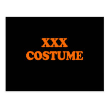 XXX COSTUME (2) POST CARDS