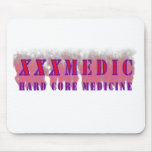 XXX Medic Red text with red smoke Mouse Mats