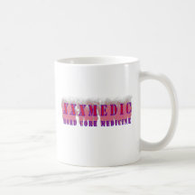 XXX Medic Red text with red smoke Mug