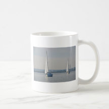 Yachts Racing In Light Airs Mug