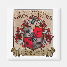 Ye Ancient Order of Geocachers magnet