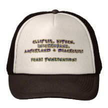 Yeah! Punctuation! Mesh Hat