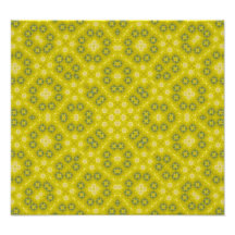 Yellow Abstract Pattern Photographic Print