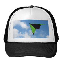 Yellow and Black Kite Hat