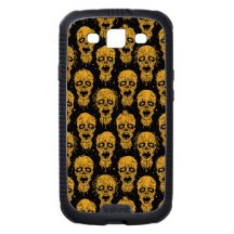 Yellow and Black Zombie Apocalypse Pattern Galaxy SIII Case