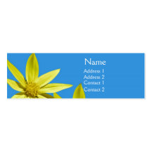 Yellow and Blue Business Card Templates