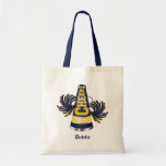 Yellow and Blue Cheer Tote Bag