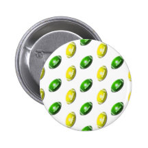 Yellow and Green Football Pattern Buttons