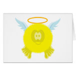 Yellow Angel Pom Pom Pal Card