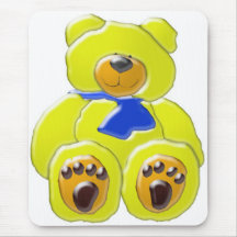Yellow Bear Mousepad