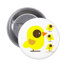 Yellow Birds Button