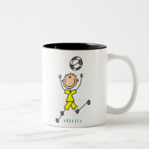 Yellow Boys Soccer Mug