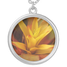 Yellow Bromeliad Necklace