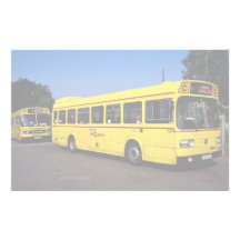 Yellow buses, London, England Stationery Design