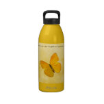 Yellow Butterflies Liberty Water Bottle