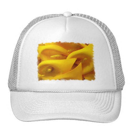 Yellow Calla Lily Baseball Hat