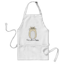 'Yellow Cat' Apron