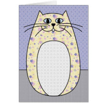 'Yellow Cat' Card