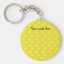 Yellow christmas bells key chains