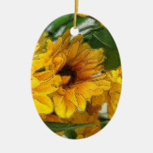 Yellow Chrysanthemums 1 Ornaments