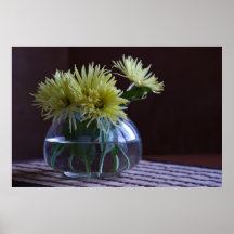 yellow chrysanthemums_1 print