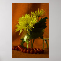 yellow chrysanthemums posters