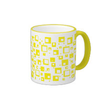 Yellow Cubes Mugs