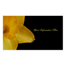 Yellow Daffodil Business Cards