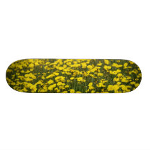 yellow fields custom skate board