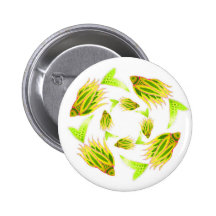 Yellow Fish Circling Button