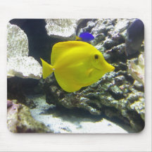 Yellow Fish Mousepad