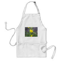 yellow flower aprons