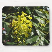 Yellow Flower Cluster Mousepad
