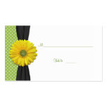 Yellow Gerbera Daisy Special Occasion Place Card Business Card