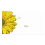 Yellow Gerbera Daisy Special Occasion Place Card Business Cards