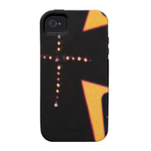 Yellow Gold Black Cross iPhone 4/4S Case