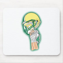 yellow helmet winner mousemats