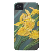 Yellow Iris iPhone 4 Case
