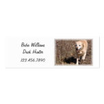 Yellow Labrador Retriever Loves the Hunt Business Card Template