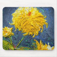 Yellow Mums Mousepad