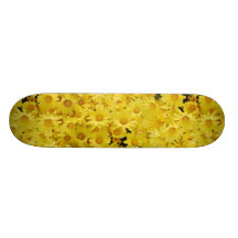 Yellow Mums Skateboard