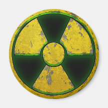 Yellow Nuke Magnets